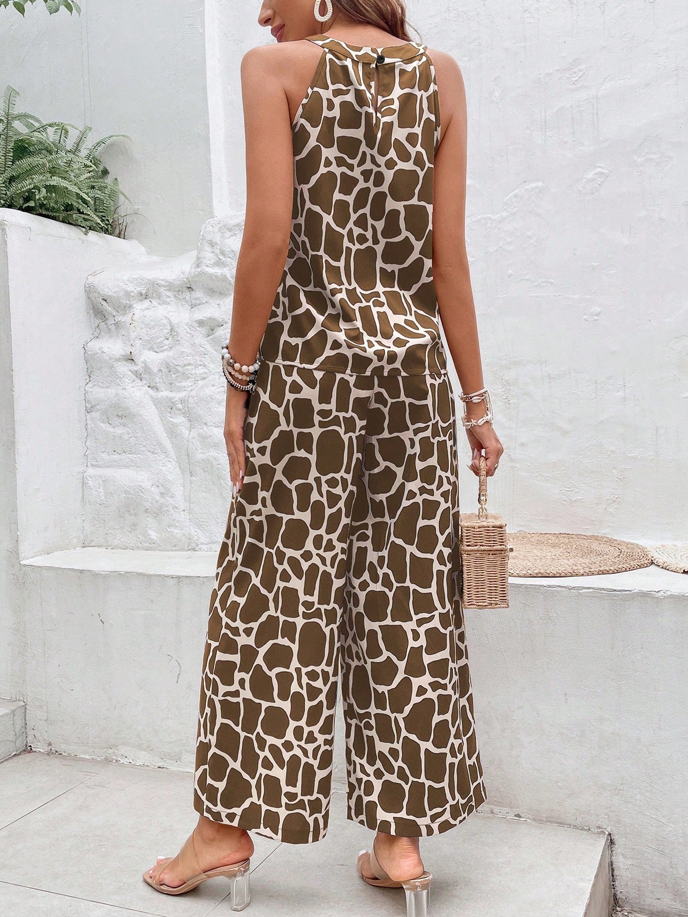 Conjunto Regata Calça Longa Fashion 