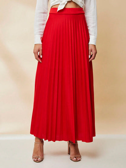 Saia Longa Plissada Elegance