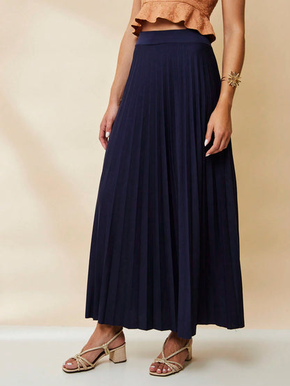 Saia Longa Plissada Elegance