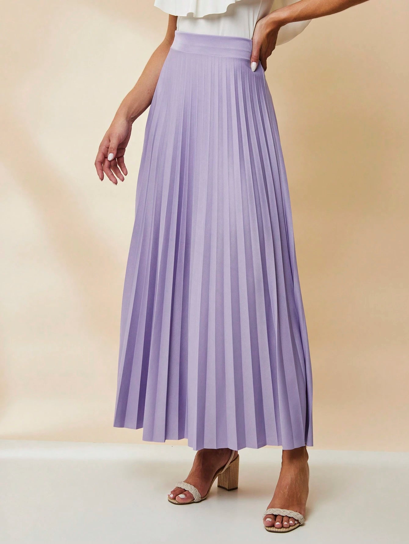 Saia Longa Plissada Elegance