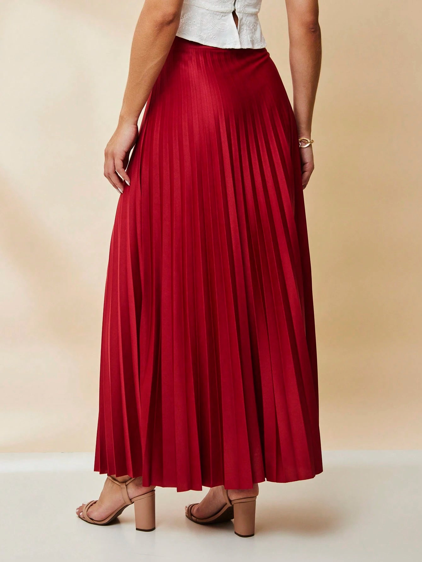 Saia Longa Plissada Elegance