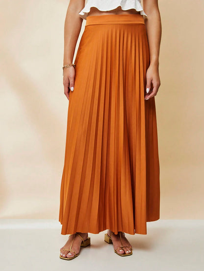 Saia Longa Plissada Elegance