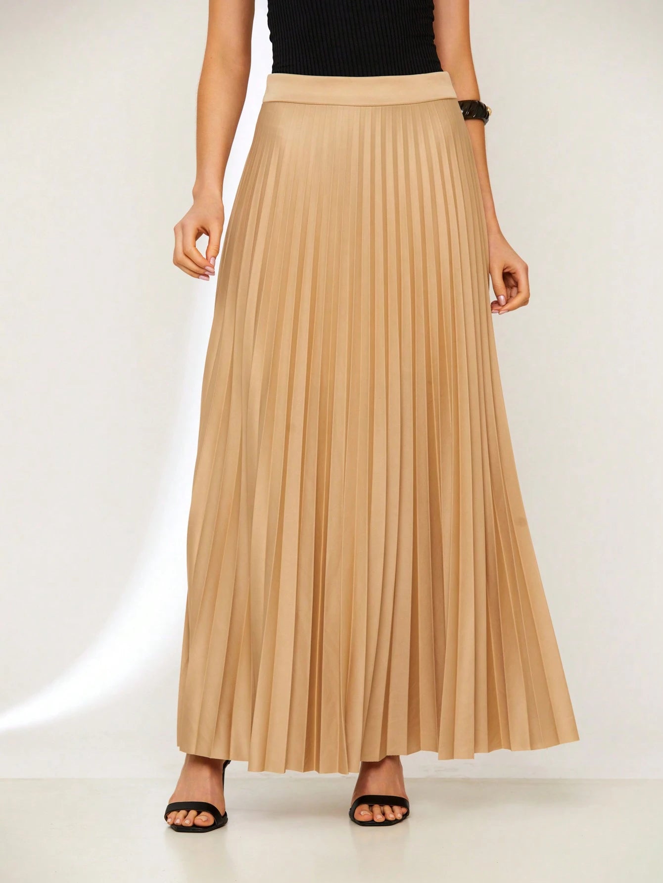 Saia Longa Plissada Elegance