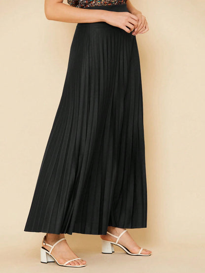  SAIA PLISSADA LONGA FORRADA LISA Evangélica cintura alta