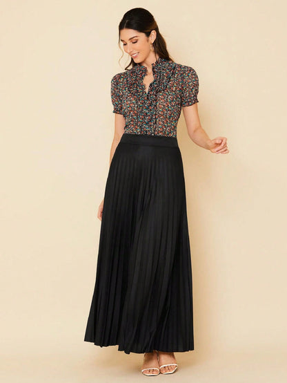 Saia Longa Plissada Elegance