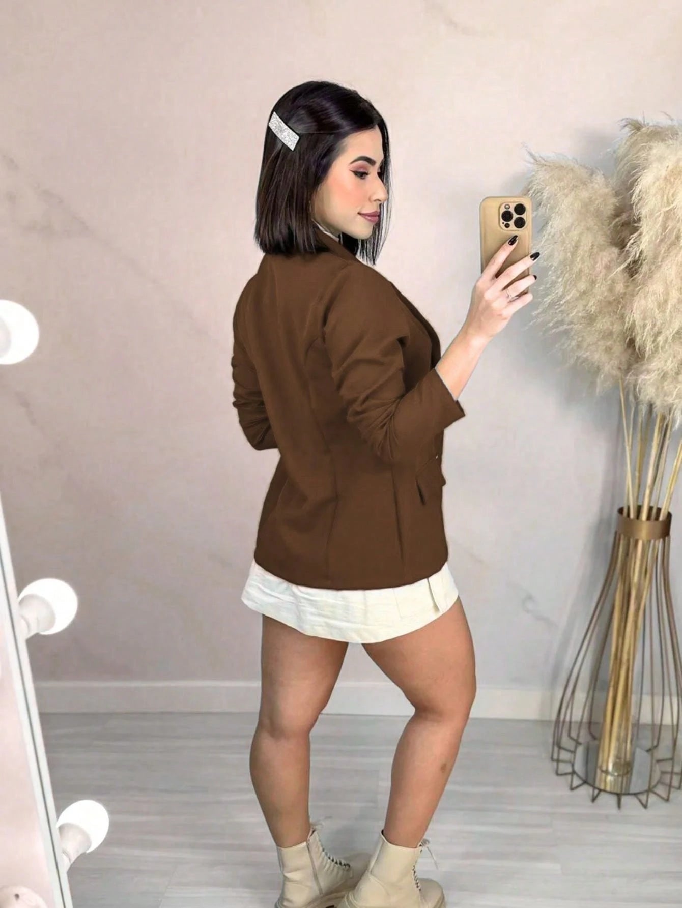 Blazer Casaco Social Com Botão