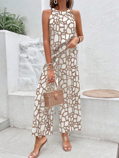 Conjunto Regata Calça Longa Fashion 