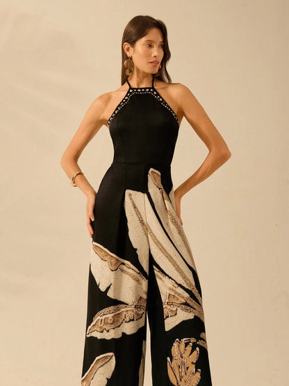 Macacão Feminino Estampa Botânica