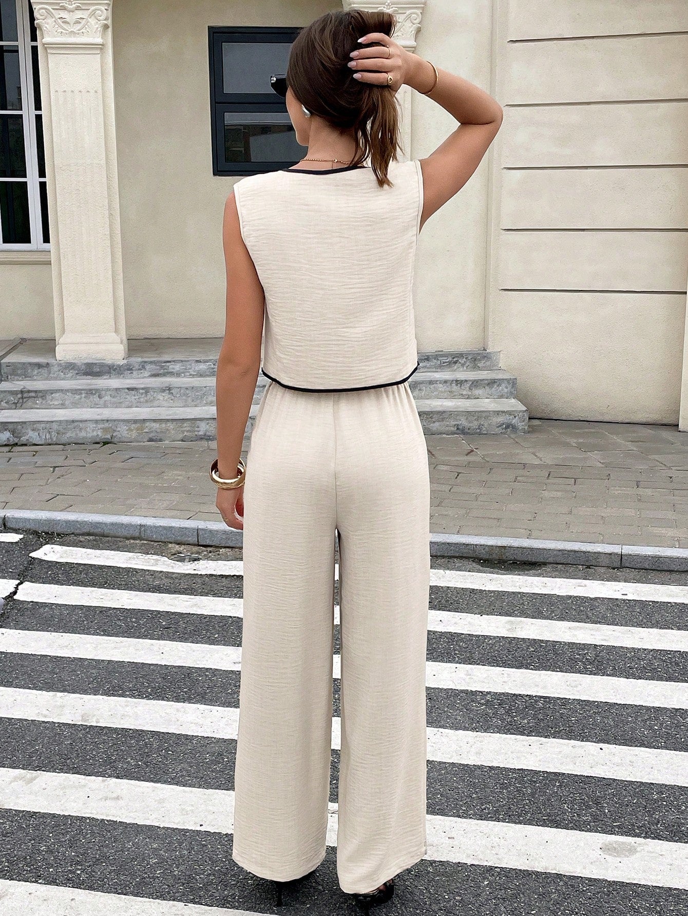 Serisse Conjuntos de Duas Peças Femininos para Uso Diário