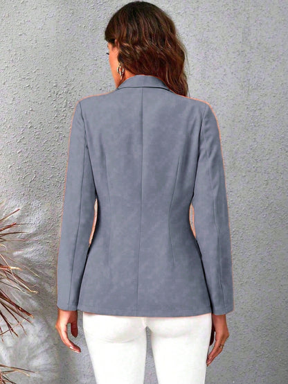 Blazer Casaco Social Com Botão