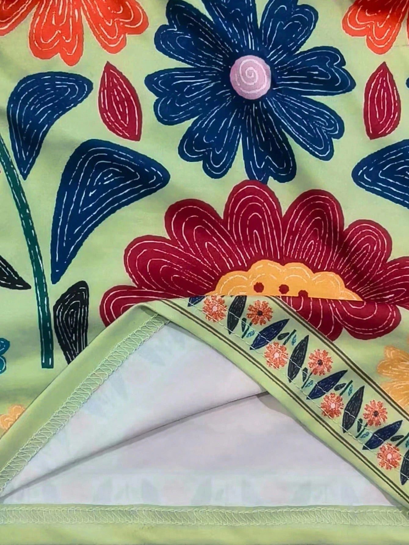  Conjunto de Regata Confortável com Estampa Floral Retrô Feminina, Estilo Vintage, Adequado para Férias de Primavera/Verão