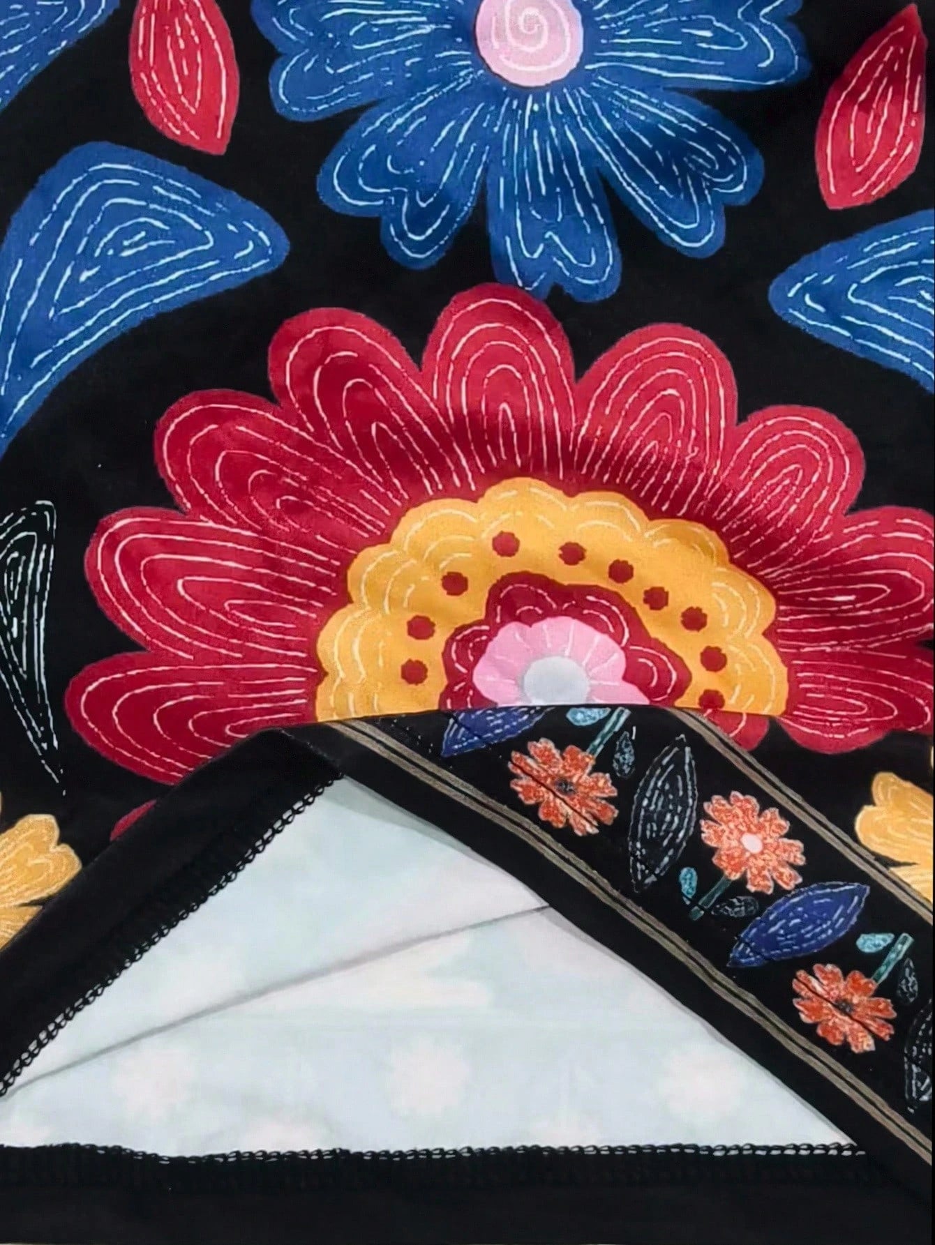  Conjunto de Regata Confortável com Estampa Floral Retrô Feminina, Estilo Vintage, Adequado para Férias de Primavera/Verão