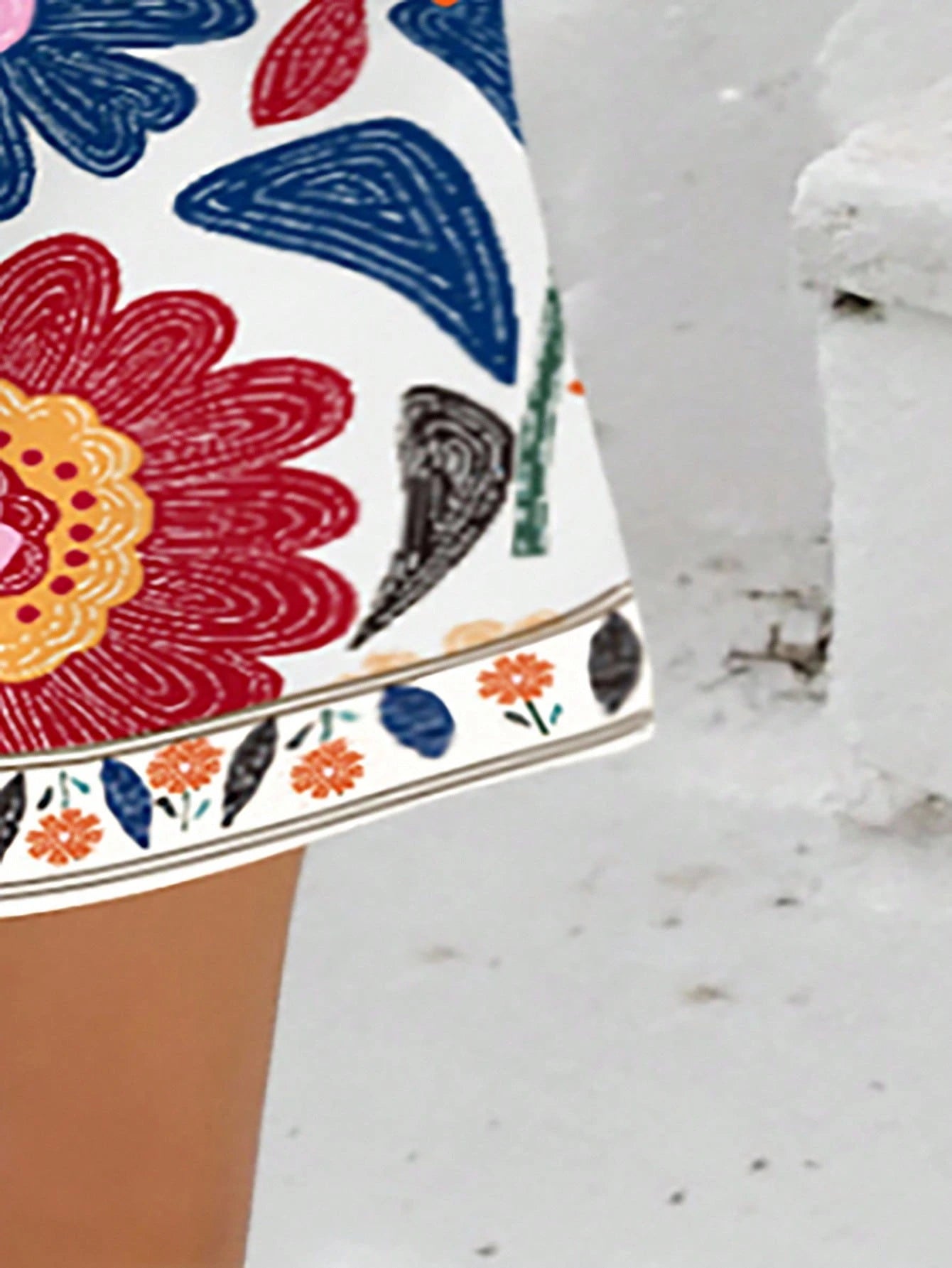  Conjunto de Regata Confortável com Estampa Floral Retrô Feminina, Estilo Vintage, Adequado para Férias de Primavera/Verão