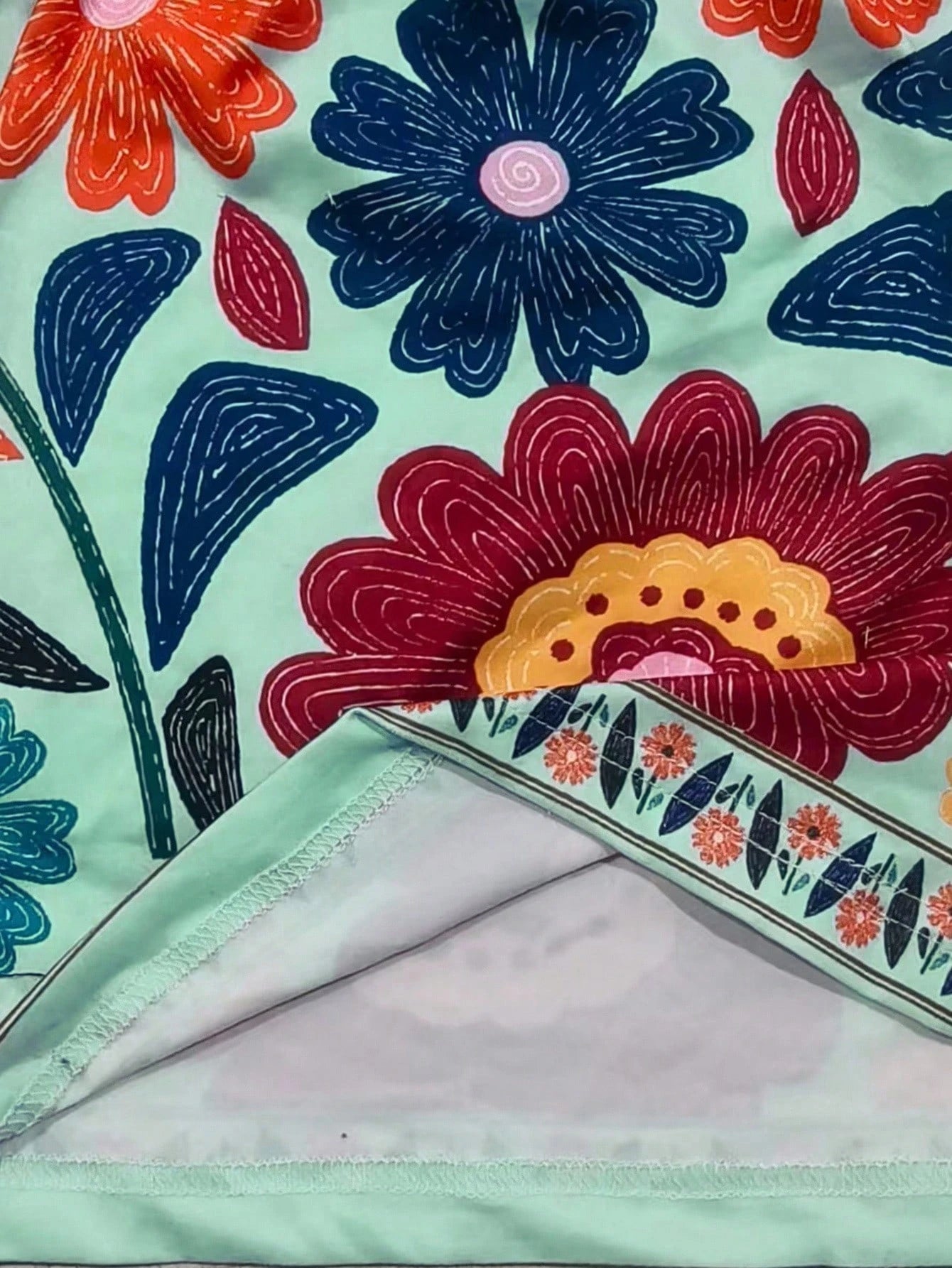  Conjunto de Regata Confortável com Estampa Floral Retrô Feminina, Estilo Vintage, Adequado para Férias de Primavera/Verão