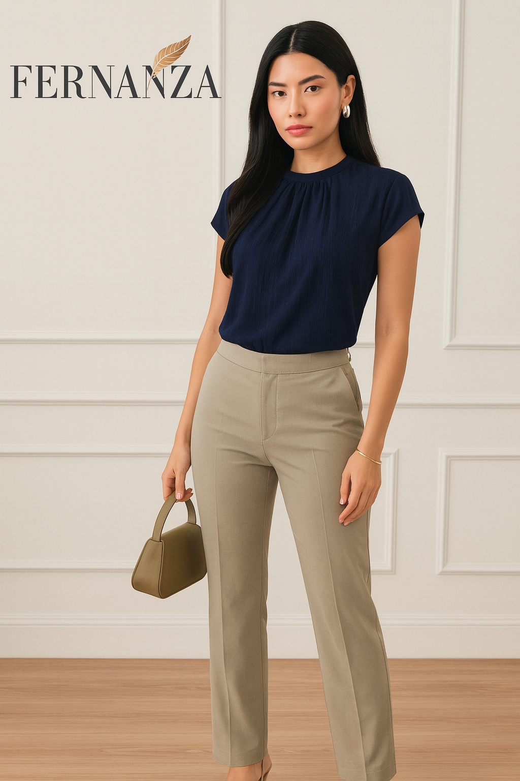 Blusa Feminina Elegante com Detalhe Plissado – 4 Cores