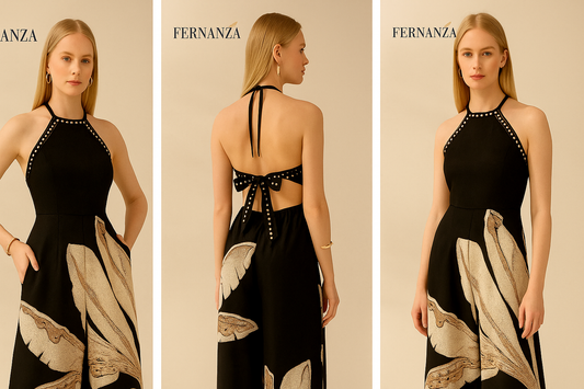 Macacão Feminino Estampa Botânica