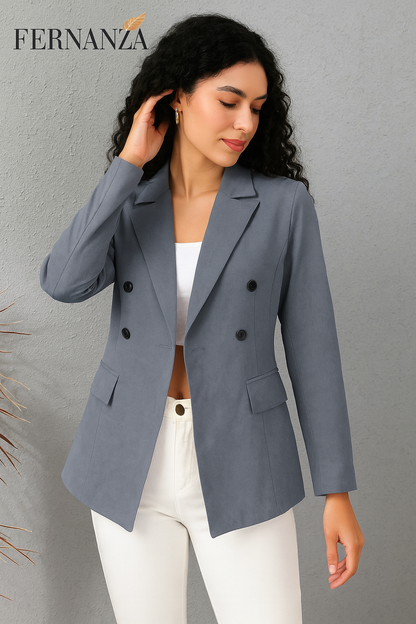 Blazer Casaco Social Com Botão
