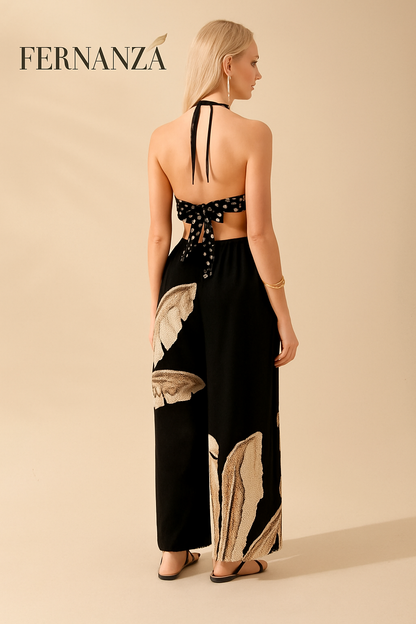 Macacão Feminino Estampa Botânica