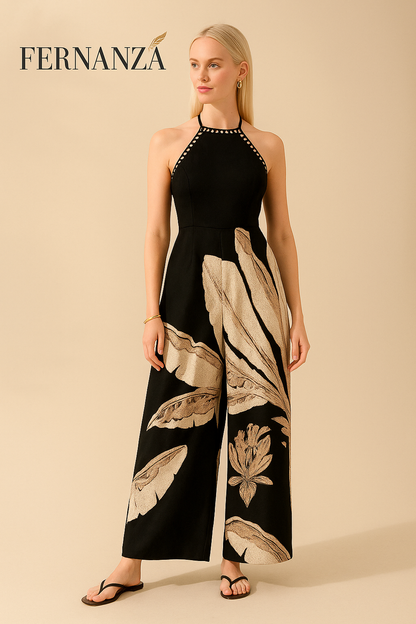 Macacão Feminino Estampa Botânica