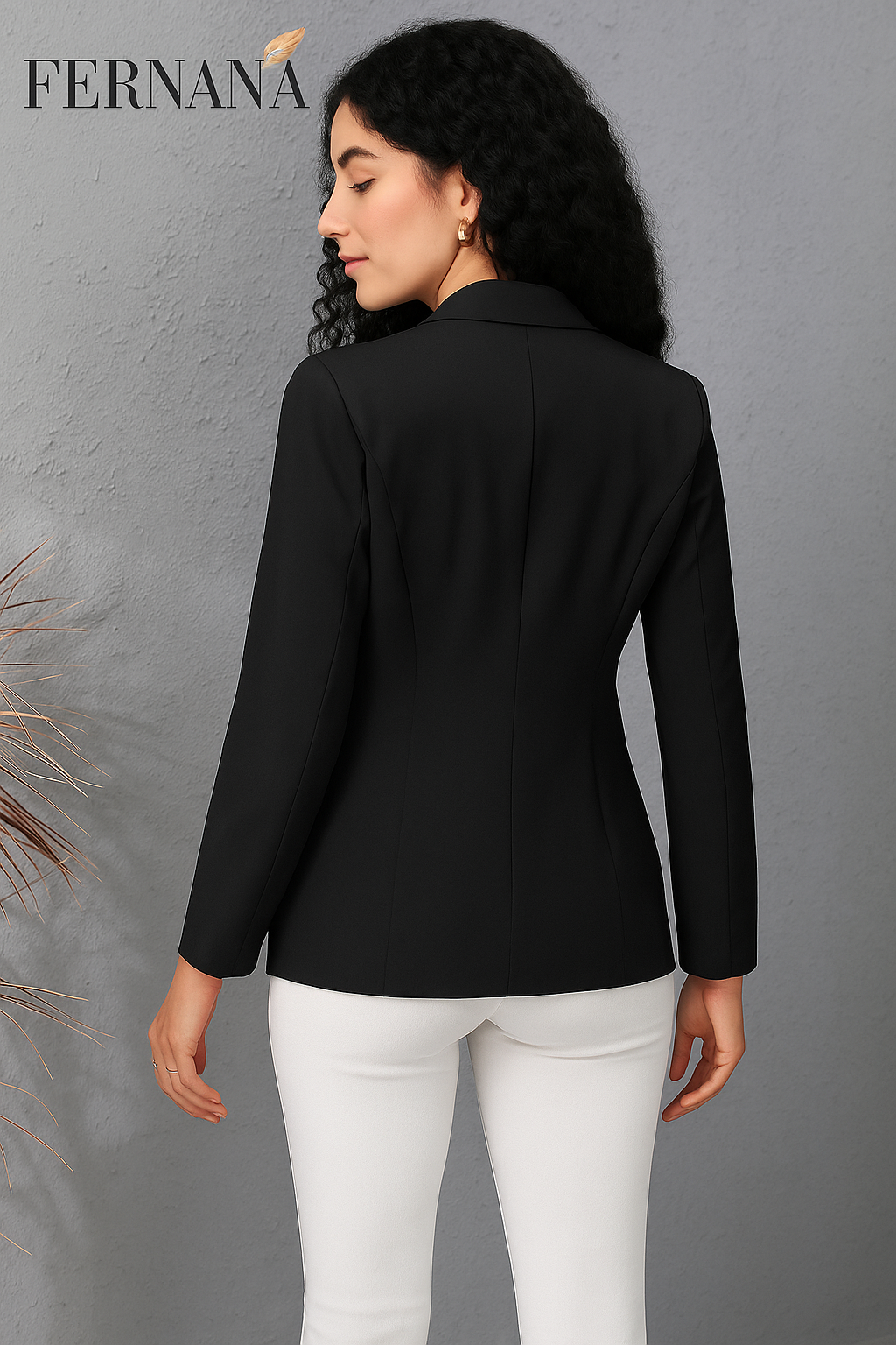 Blazer Casaco Social Com Botão