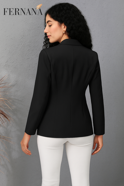 Blazer Casaco Social Com Botão