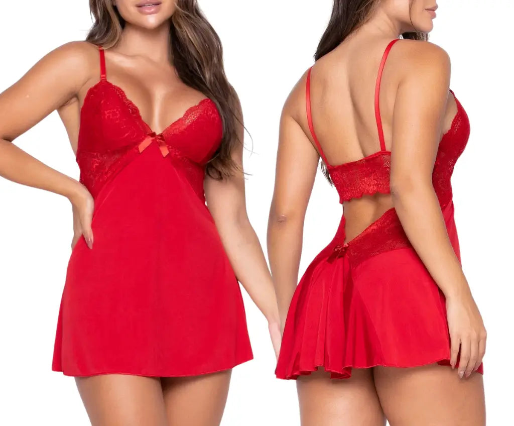 Camisola Sexy em Renda com Calcinha – Conforto, Sensualidade e Ajuste Perfeito – Fernanza