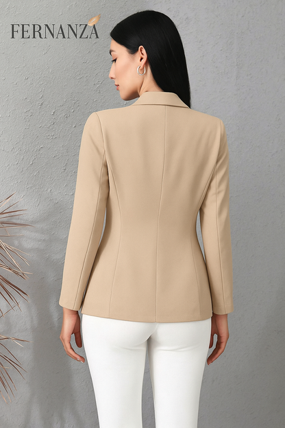 Blazer Casaco Social Com Botão