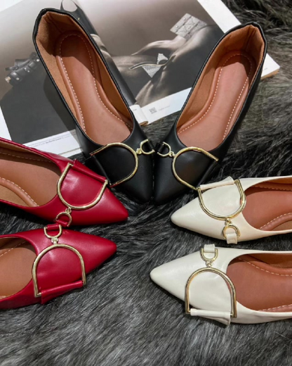 Sapatilha Bico Feminina Fino Casual Confortável Sapato feminino bico fino