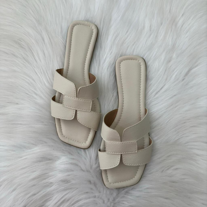 Rasteirinha Feminina H Confortável – Moda Casual, Leve e Perfeita para o Dia a Dia – Fernanza