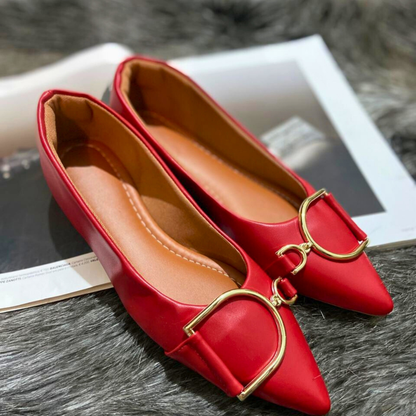 Sapatilha Bico Feminina Fino Casual Confortável Sapato feminino bico fino