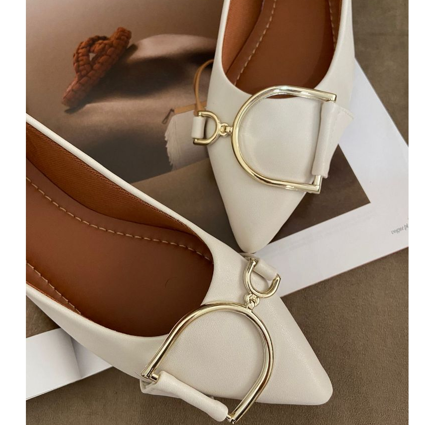 Sapatilha Bico Feminina Fino Casual Confortável Sapato feminino bico fino