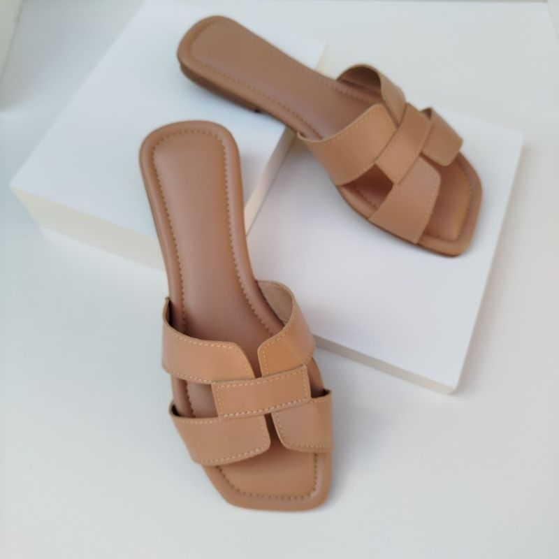 Rasteirinha Feminina H Confortável – Moda Casual, Leve e Perfeita para o Dia a Dia – Fernanza