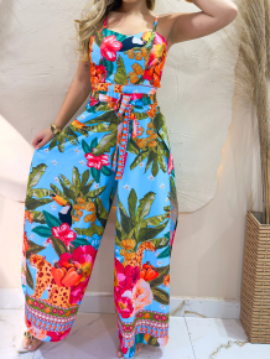 Macacão Envelope Longo moda Feminino Verão 2025 com bojo