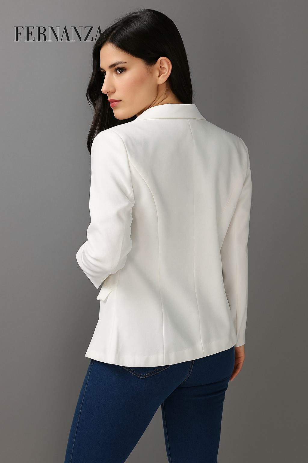 Blazer Casaco Social Com Botão