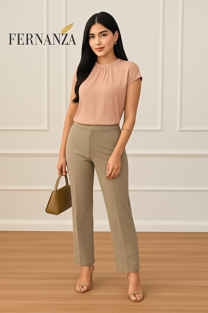 Blusa Feminina Elegante com Detalhe Plissado – 4 Cores