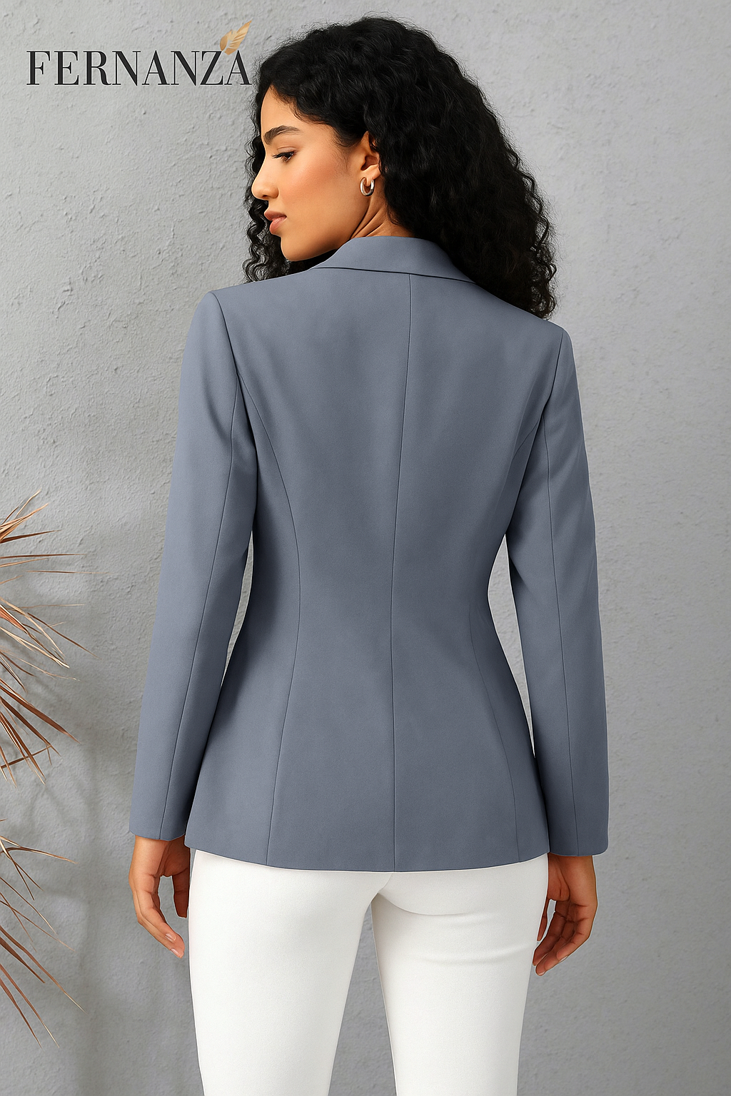 Blazer Casaco Social Com Botão