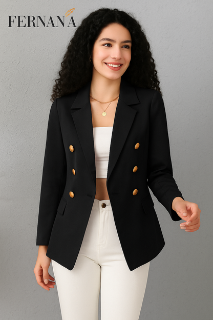 Blazer Casaco Social Com Botão